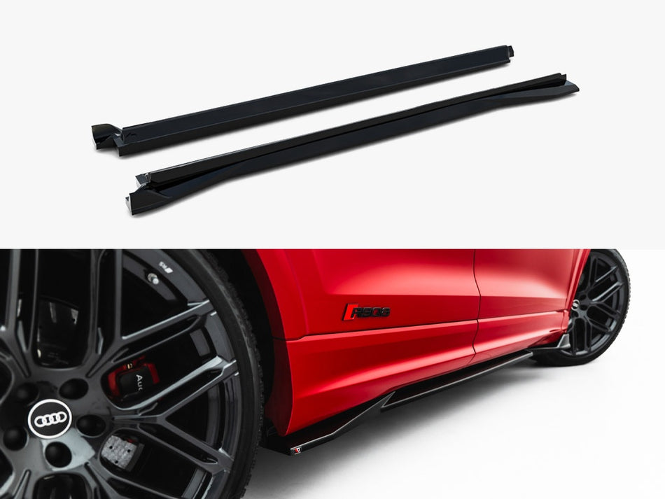 Side Skirts Diffusers Audi RSQ8 Mk1 Facelift