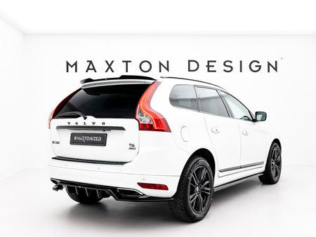 Maxton Design Rear Splitter (Vertical Bars) Volvo XC60 Mk1 Facelift - VO-XC60-1F-RD1G+RD2G - Image 2