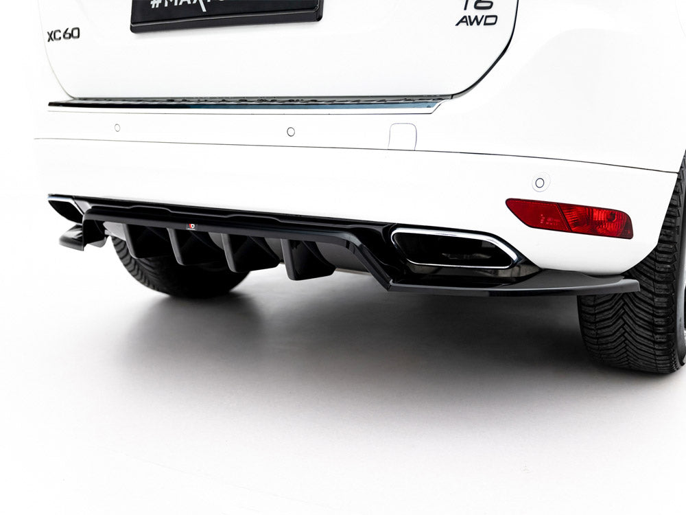 Maxton Design Rear Splitter (Vertical Bars) Volvo XC60 Mk1 Facelift - VO-XC60-1F-RD1G+RD2G - Image 3