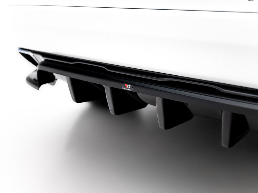 Maxton Design Rear Splitter (Vertical Bars) Volvo XC60 Mk1 Facelift - VO-XC60-1F-RD1G+RD2G - Image 4