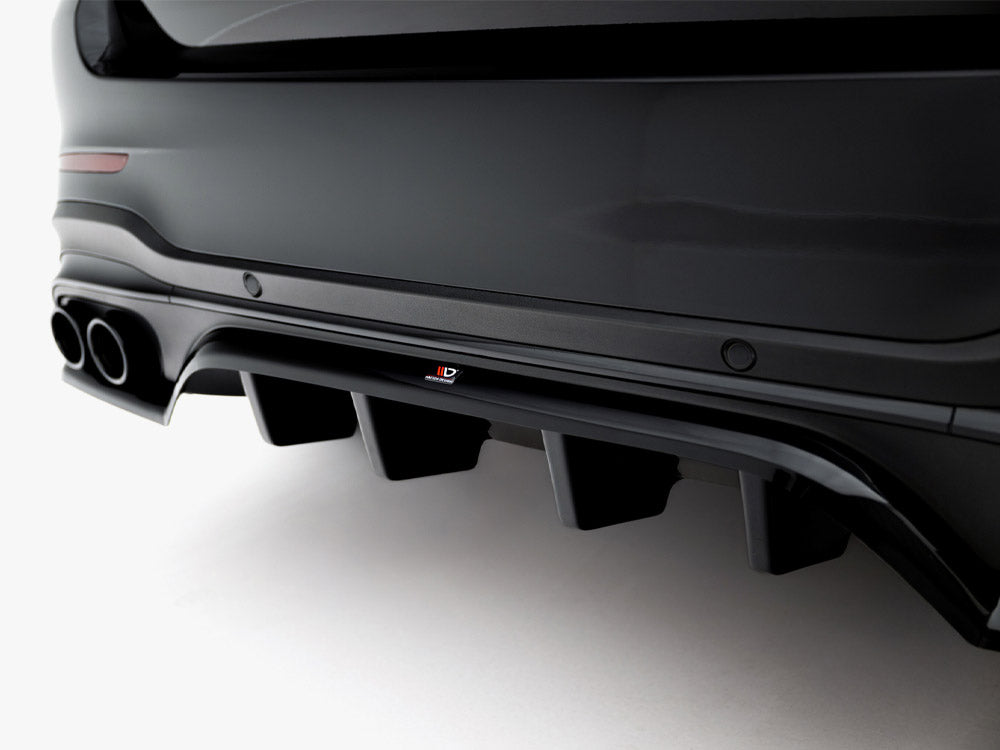 Maxton Design Rear Splitter (Vertical Bars) Mercedes-AMG GLC 43 SUV X253 Facelift - ME-GLC-X253F-43-RD1G+RD2G - Image 4