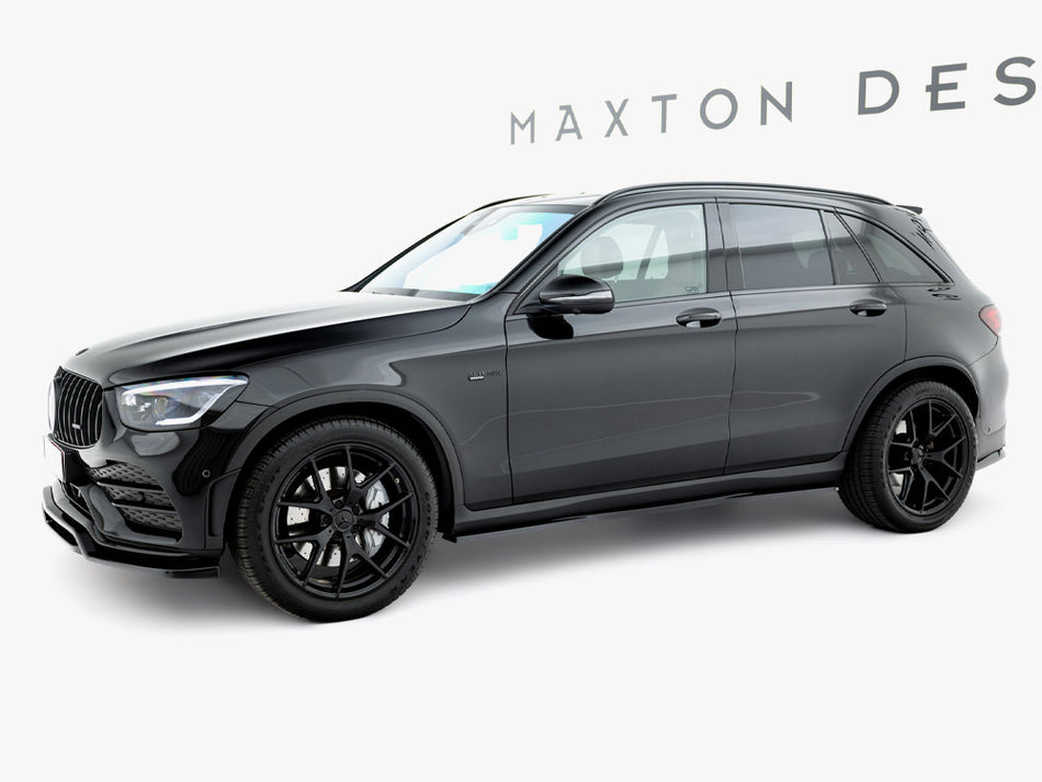 Maxton Design Side Skirts Diffusers Mercedes-AMG GLC 43 / AMG-Line SUV X253 Facelift - ME-GLC-C253F-AMGLINE-SD2G - Image 2