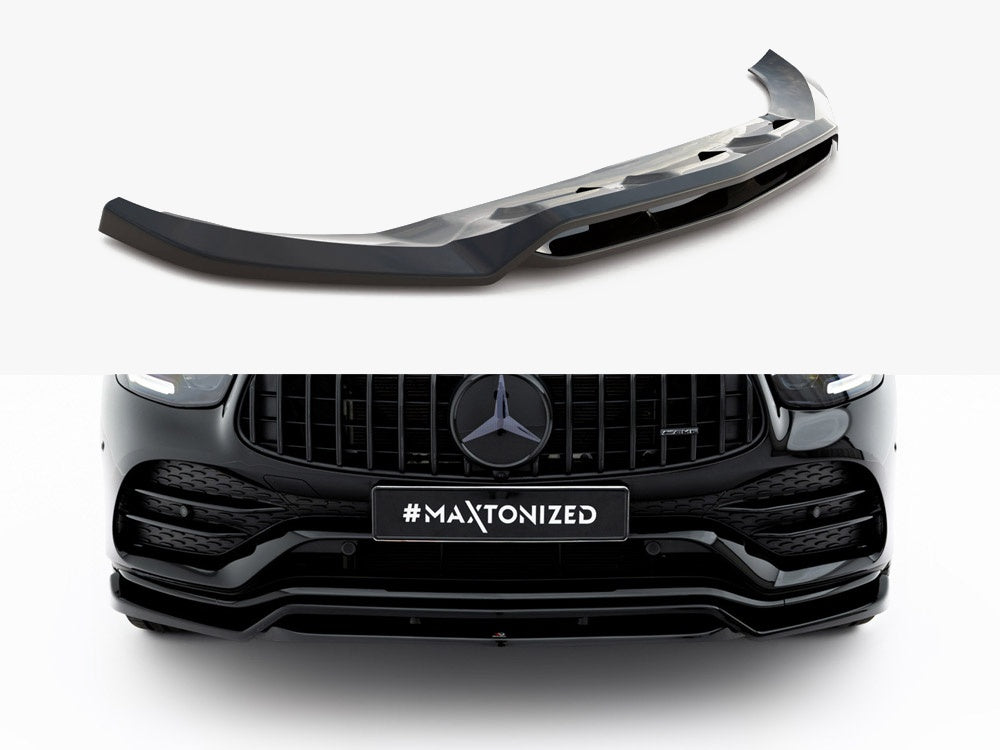 Maxton Design Front Splitter Mercedes-AMG GLC 43 / AMG-Line SUV X253 Facelift - ME-GLC-C253F-AMGLINE-FD1G+FD1RG - Image 1