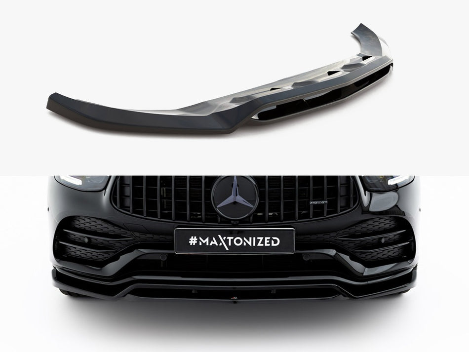 Maxton Design Front Splitter Mercedes-AMG GLC 43 / AMG-Line SUV X253 Facelift - ME-GLC-C253F-AMGLINE-FD1G+FD1RG - Image 1
