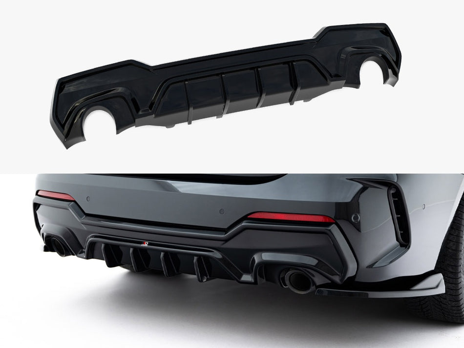 Maxton Design Rear Valance BMW 4 M-Pack G22 / G23 / G22 Facelift / G23 Facelift - BM-4-G22-MPACK-RS1GO_O - Image 1