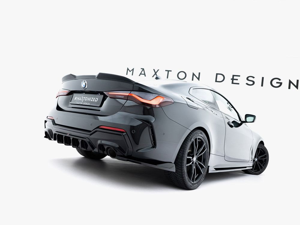 Maxton Design Rear Side Splitters V.8 BMW 4 M-Pack G22 / G23 / G22 Facelift / G23 Facelift - BM-4-G22-MPACK-RSD8G - Image 2