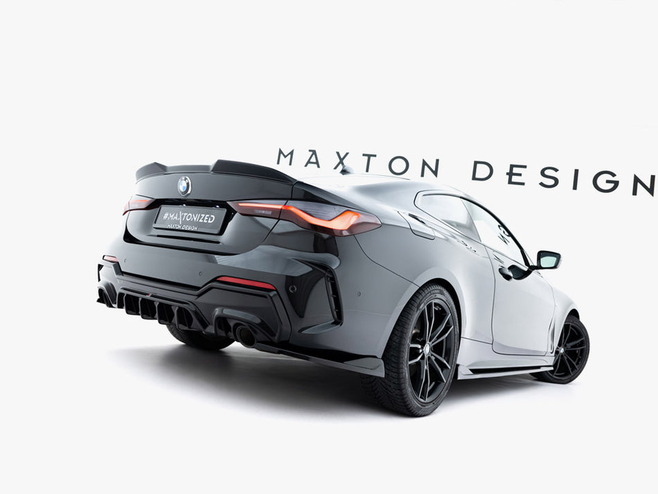 Maxton Design Rear Side Splitters V.8 BMW 4 M-Pack G22 / G23 / G22 Facelift / G23 Facelift - BM-4-G22-MPACK-RSD8G - Image 2