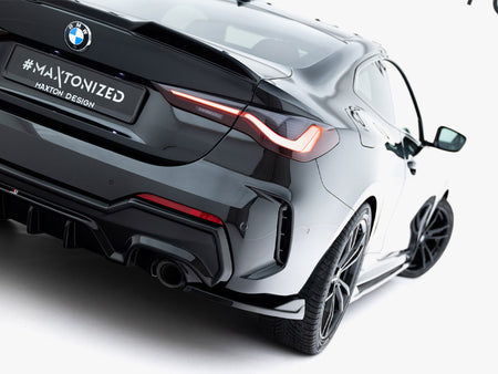 Maxton Design Rear Side Splitters V.8 BMW 4 M-Pack G22 / G23 / G22 Facelift / G23 Facelift - BM-4-G22-MPACK-RSD8G - Image 4