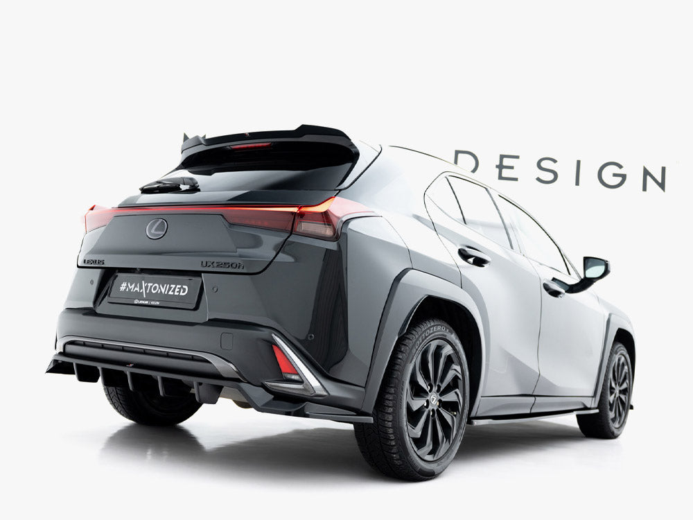 Maxton Design Rear Splitter (Vertical Bars) Lexus UX F-Sport Mk1 - LE-UX-1-FSPORT-RD1G+RD2G - Image 2