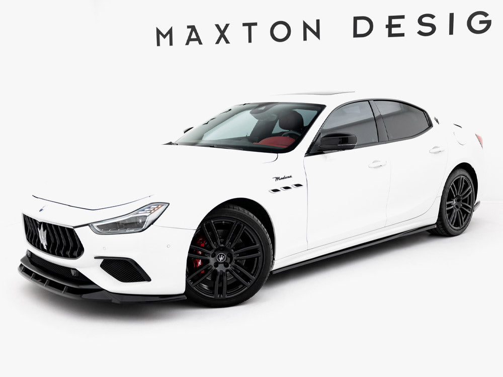 Maxton Design Side Skirts Diffusers Maserati Ghibli Modena Mk3 Facelift - MA-GH-1F-SD1G - Image 2