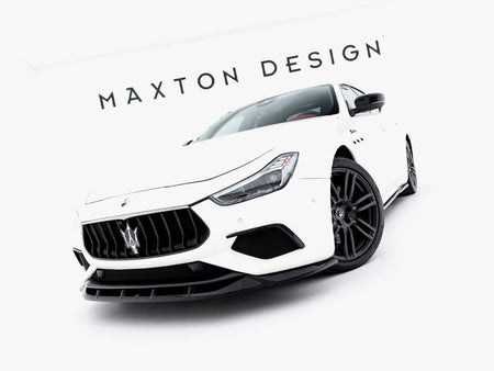 Maxton Design Front Splitter Maserati Ghibli Modena Mk3 Facelift - MA-GH-1F-MO-FD1G - Image 2