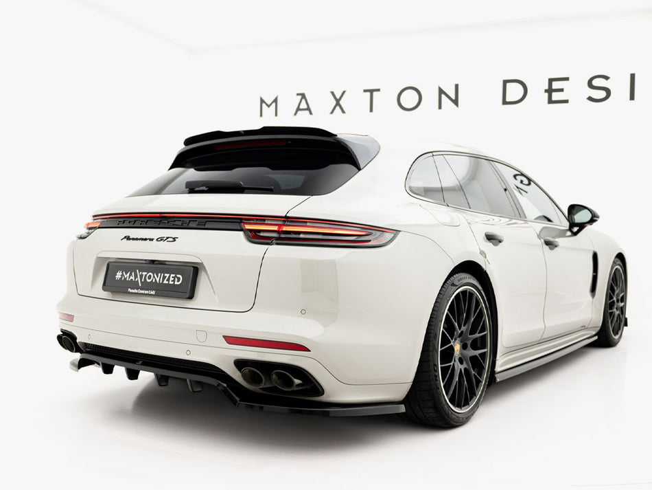 Maxton Design Rear Splitter (Vertical Bars) Porsche Panamera GTS Sport Turismo 971 Facelift - PO-PA-971F-H-RD1G+RD2G - Image 2