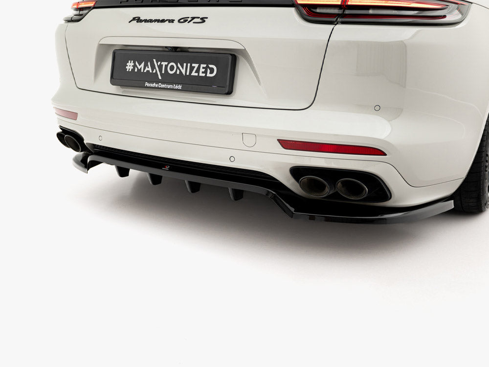 Rear Splitter (Vertical Bars) Porsche Panamera GTS Sport Turismo 971 Facelift