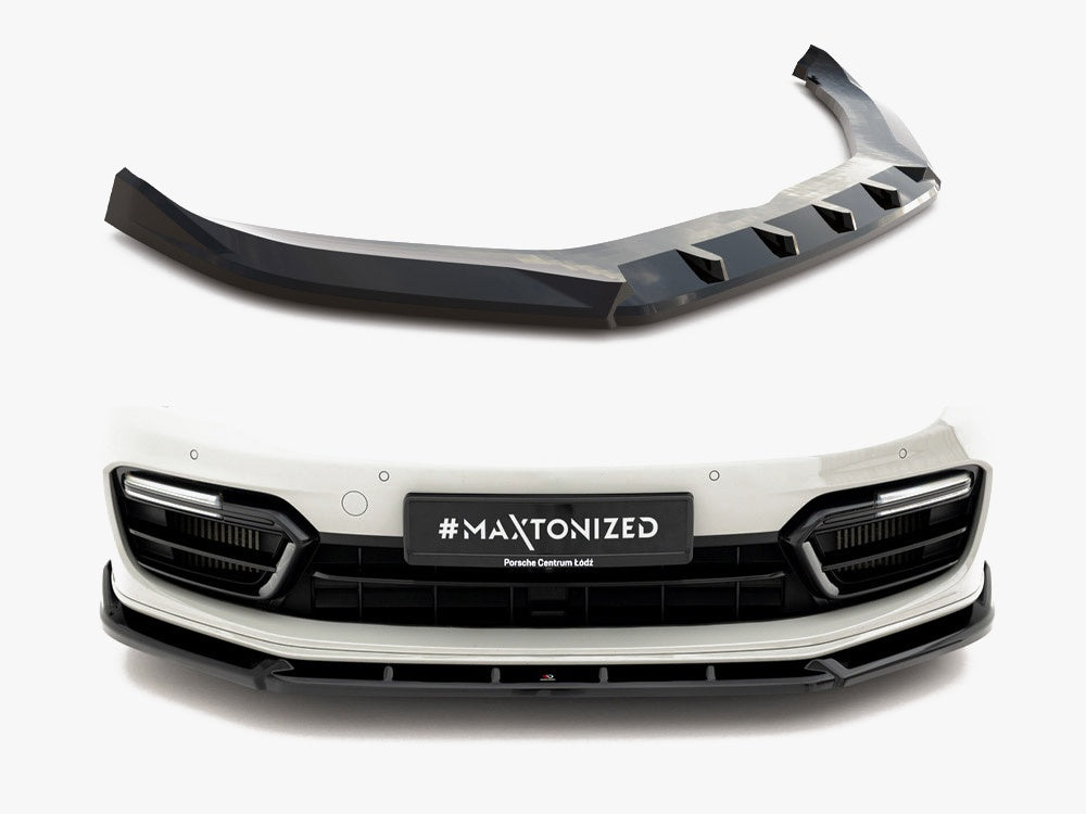 Maxton Design Front Splitter Porsche Panamera GTS Sport Turismo 971 Facelift - PO-PA-971F-H-FD2G - Image 1