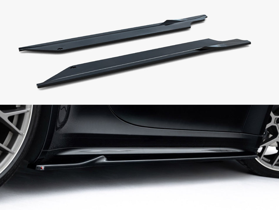 Maxton Design Side Skirts Diffusers V.1 Porsche 911 Carrera Sport Design 992 - PO-911-992-CA-AERO-SPORT-SD1G - Image 1