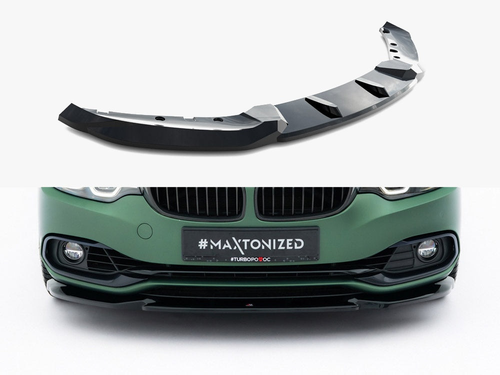 Maxton Design Front Splitter BMW 4 Cabrio / Coupe F33 / F32 - BM-4-F33-CA-FD1G - Image 1