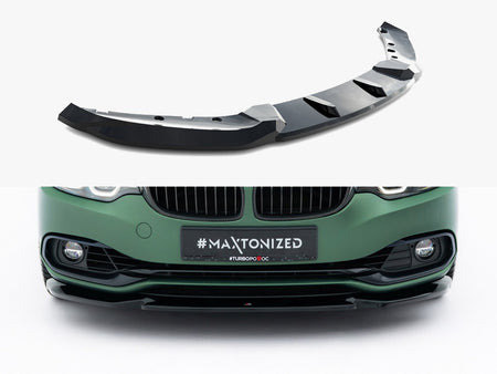 Maxton Design Front Splitter BMW 4 Cabrio / Coupe F33 / F32 - BM-4-F33-CA-FD1G - Image 1