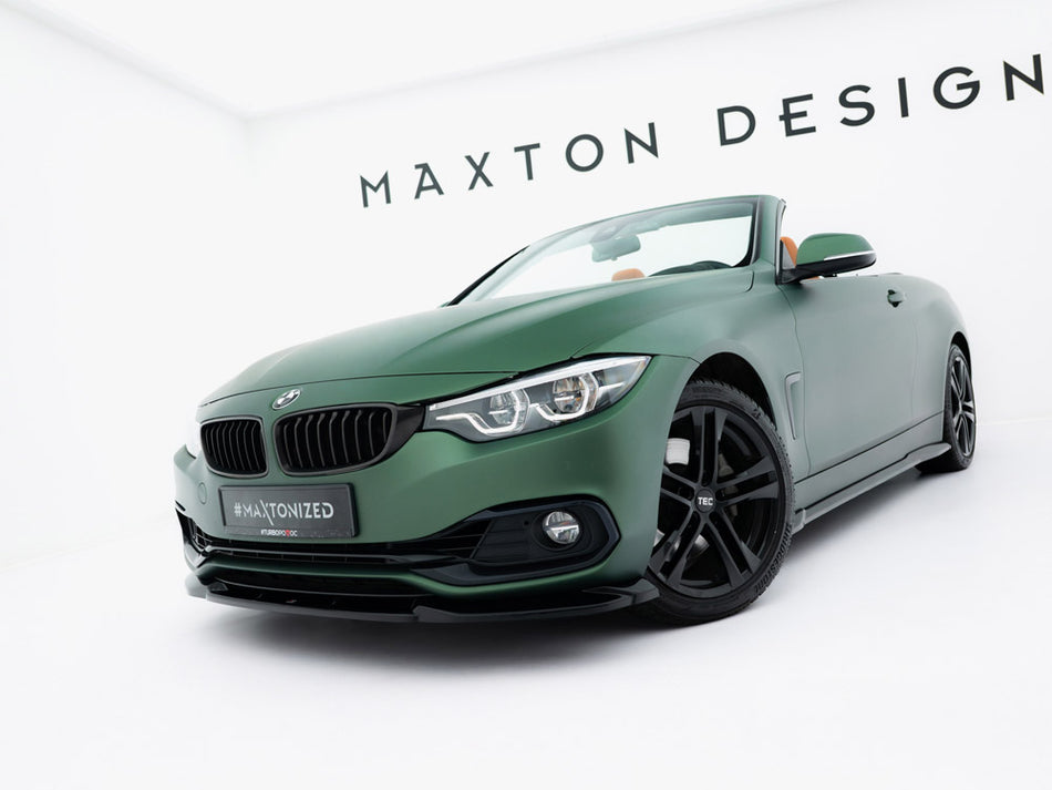 Maxton Design Front Splitter BMW 4 Cabrio / Coupe F33 / F32 - BM-4-F33-CA-FD1G - Image 2
