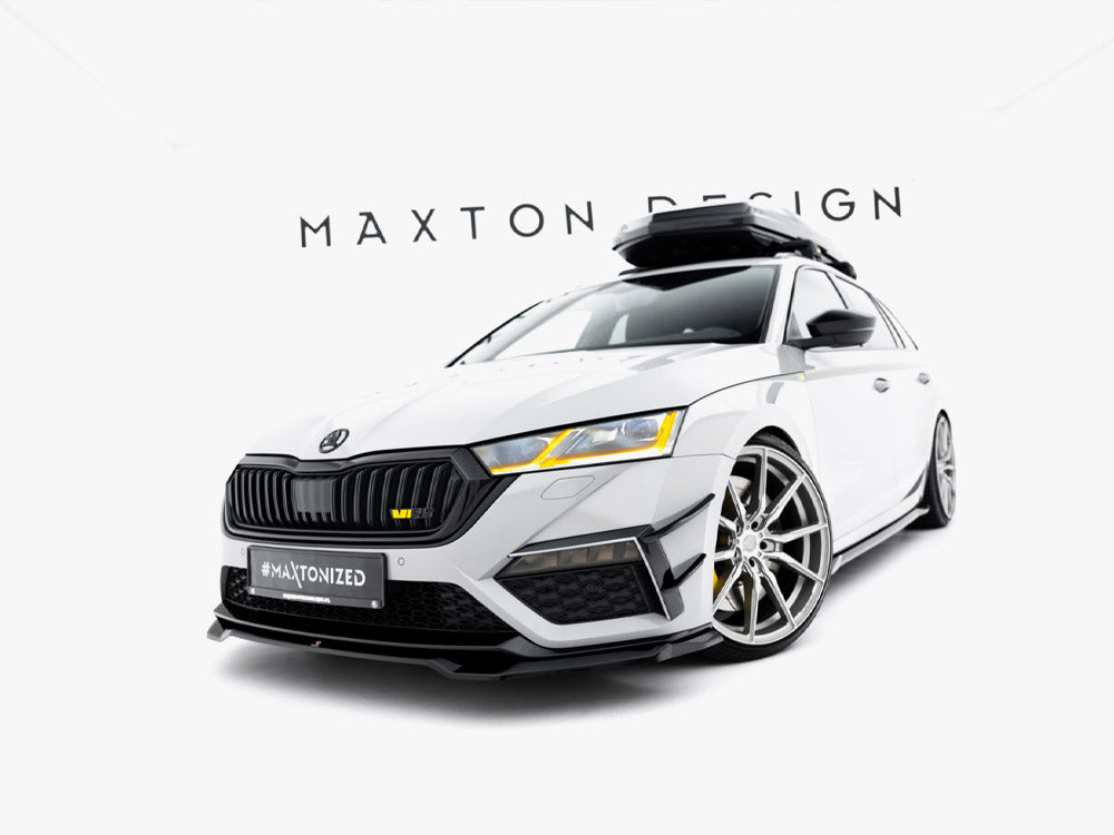 Maxton Design Front Bumper Wings (Canards) Skoda Octavia RS Mk4 - SK-OC-4-RS-CAN1 - Image 2