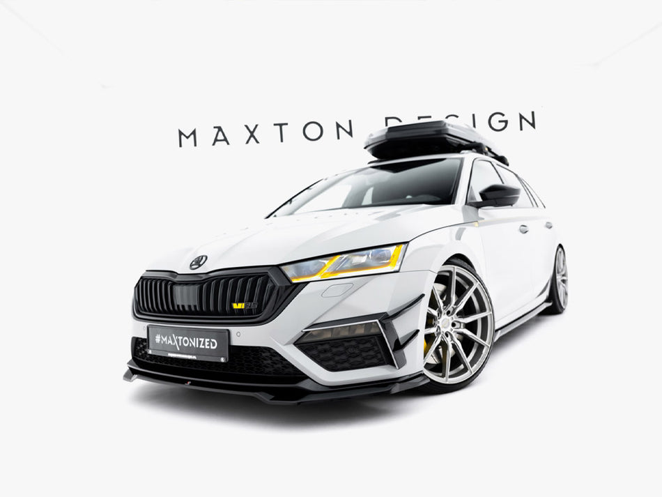 Maxton Design Front Bumper Wings (Canards) Skoda Octavia RS Mk4 - SK-OC-4-RS-CAN1 - Image 2
