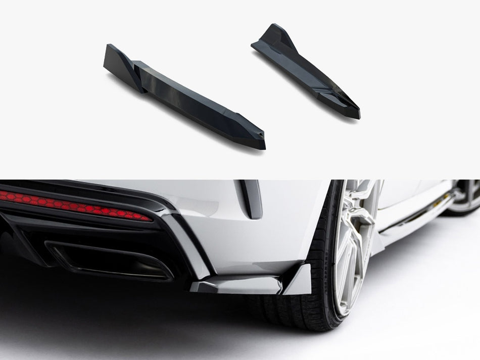 Maxton Design Rear Side Splitters V.8 Skoda Octavia RS Liftback / Estate Mk4 - SK-OC-4F-RS-RSD4G - Image 1