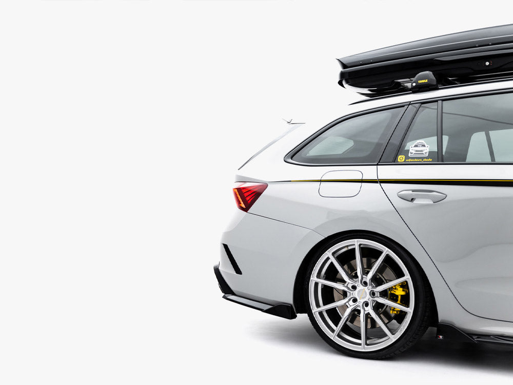 Maxton Design Rear Side Splitters V.8 Skoda Octavia RS Liftback / Estate Mk4 - SK-OC-4F-RS-RSD4G - Image 5