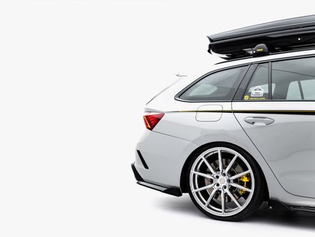 Maxton Design Rear Side Splitters V.8 Skoda Octavia RS Liftback / Estate Mk4 - SK-OC-4F-RS-RSD4G - Image 5