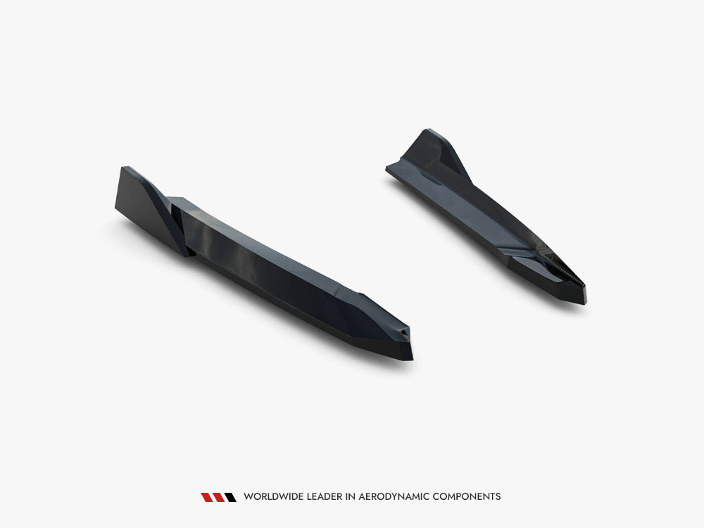 Maxton Design Rear Side Splitters V.8 Skoda Octavia RS Liftback / Estate Mk4 - SK-OC-4F-RS-RSD4G - Image 6
