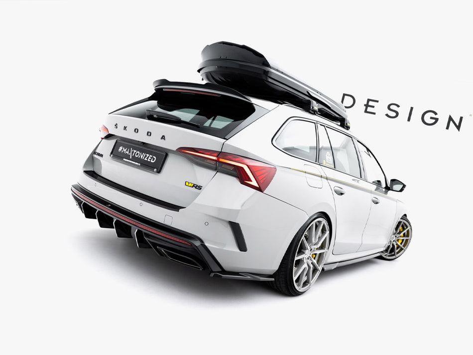 Rear Side Splitters V.7 Skoda Octavia RS Liftback / Estate Mk4