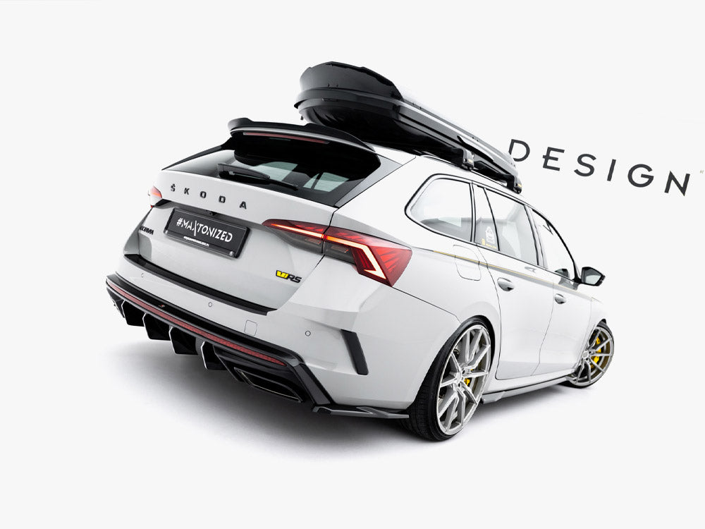 Maxton Design Rear Side Splitters V.7 Skoda Octavia RS Liftback / Estate Mk4 - SK-OC-4F-RS-RSD3G - Image 2