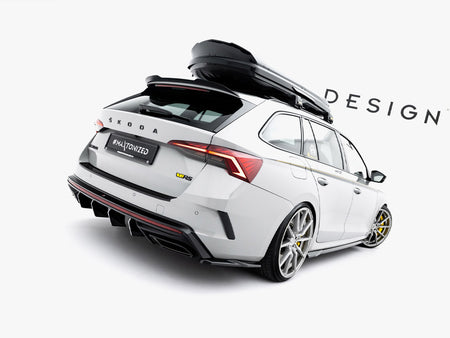 Maxton Design Rear Side Splitters V.7 Skoda Octavia RS Liftback / Estate Mk4 - SK-OC-4F-RS-RSD3G - Image 2