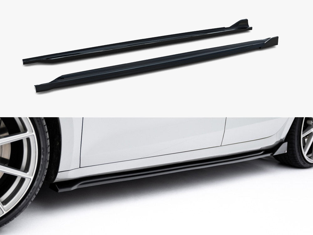 Maxton Design Side Skirts Diffusers V.2 Skoda Octavia RS Liftback / Estate Mk4 - SK-OC-4F-RS-SD2G - Image 1