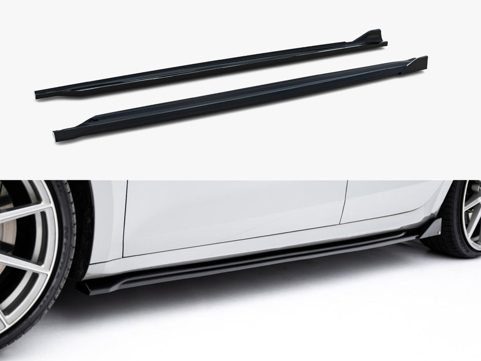 Maxton Design Side Skirts Diffusers V.2 Skoda Octavia RS Liftback / Estate Mk4 - SK-OC-4F-RS-SD2G - Image 1