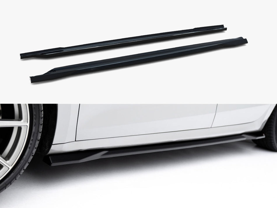 Maxton Design Side Skirts Diffusers V.1 Skoda Octavia RS Liftback / Estate Mk4 - SK-OC-4F-RS-SD1G - Image 1