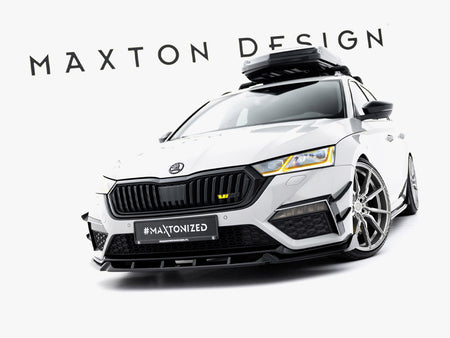 Maxton Design Front Splitter V.5 Skoda Octavia RS Mk4 - SK-OC-4-RS-FD5G - Image 2