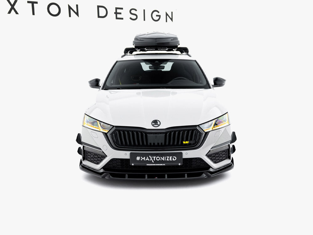 Maxton Design Front Splitter V.5 Skoda Octavia RS Mk4 - SK-OC-4-RS-FD5G - Image 5