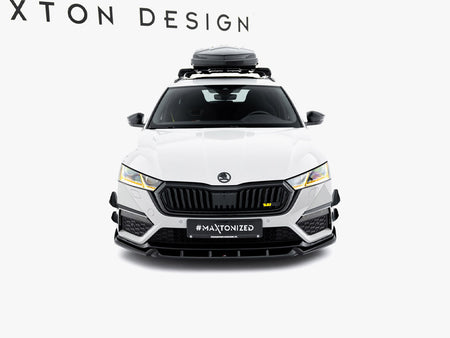 Maxton Design Front Splitter V.5 Skoda Octavia RS Mk4 - SK-OC-4-RS-FD5G - Image 5