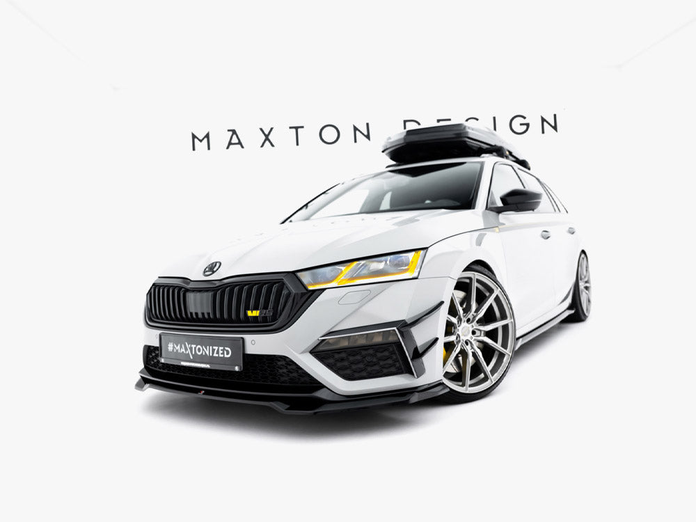 Maxton Design Front Splitter V.4 Skoda Octavia RS Mk 4 - SK-OC-4-RS-FD4G - Image 3