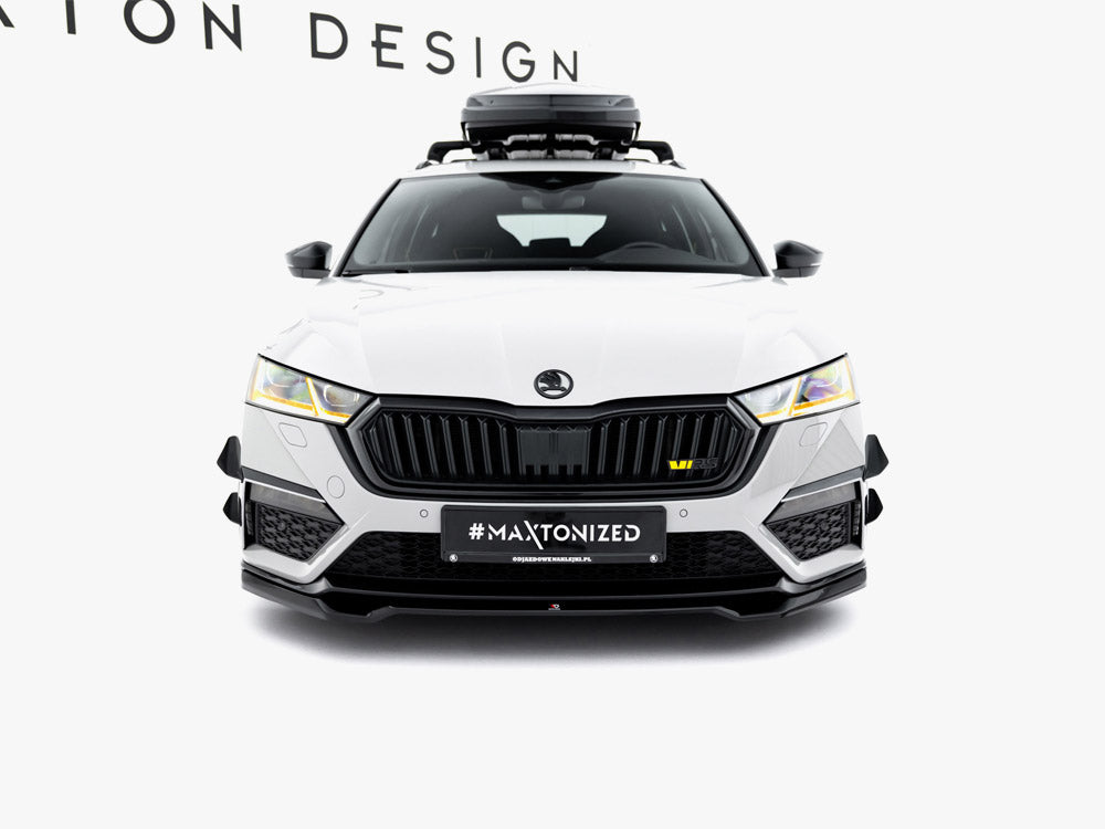 Front Splitter V.4 Skoda Octavia RS Mk 4