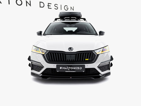 Maxton Design Front Splitter V.4 Skoda Octavia RS Mk 4 - SK-OC-4-RS-FD4G - Image 5