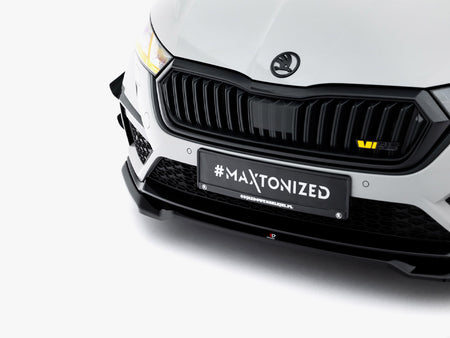 Front Splitter V.4 Skoda Octavia RS Mk 4
