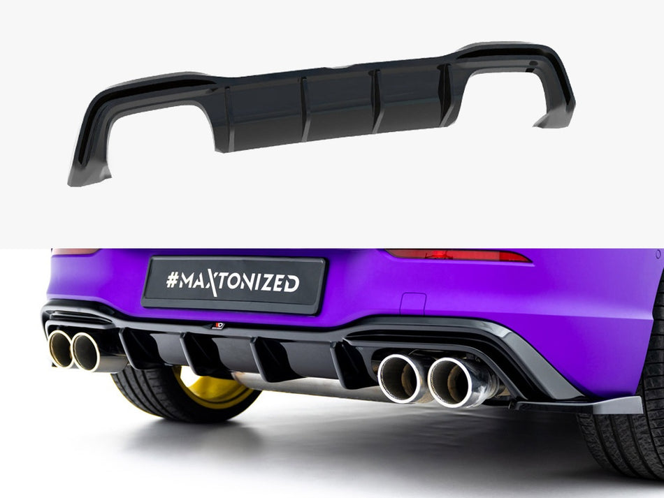 Maxton Design Rear Valance V.2 Volkswagen Golf R Mk8 Facelift - VW-GO-8-R-RS2G - Image 1