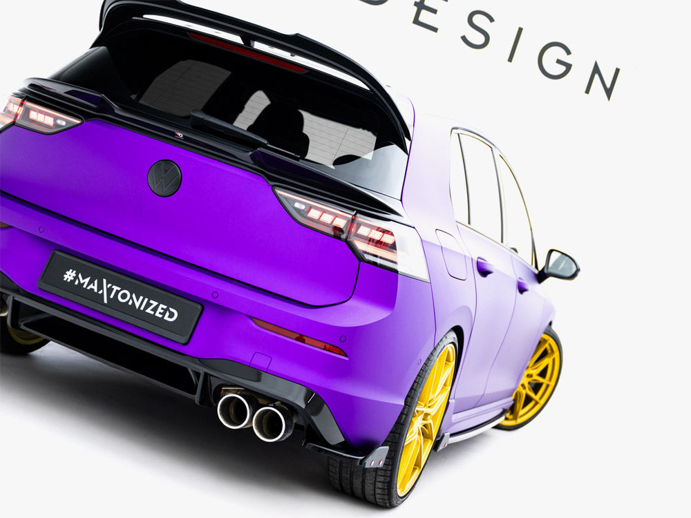 Maxton Design Rear Side Splitters V.2 + Flaps Volkswagen Golf R Mk8 Facelift - VW-GO-8-R-RSD2G+RSF - Image 3