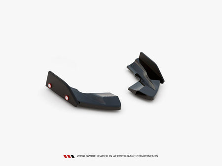 Maxton Design Rear Side Splitters V.2 + Flaps Volkswagen Golf R Mk8 Facelift - VW-GO-8-R-RSD2G+RSF - Image 5