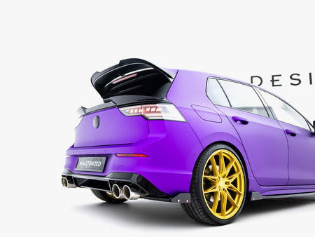Maxton Design Rear Side Splitters V.2 + Flaps Volkswagen Golf R Mk8 Facelift - VW-GO-8-R-RSD2G+RSF - Image 4