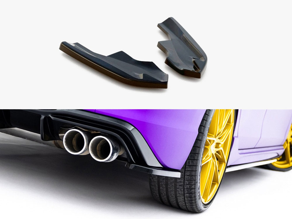 Maxton Design Rear Side Splitters V.4 Volkswagen Golf R Mk8 Facelift - VW-GO-8-R-RSD4G - Image 1