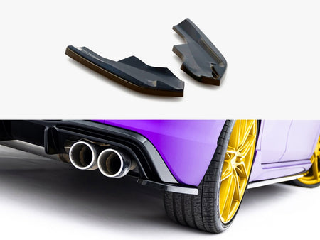 Maxton Design Rear Side Splitters V.4 Volkswagen Golf R Mk8 Facelift - VW-GO-8-R-RSD4G - Image 1