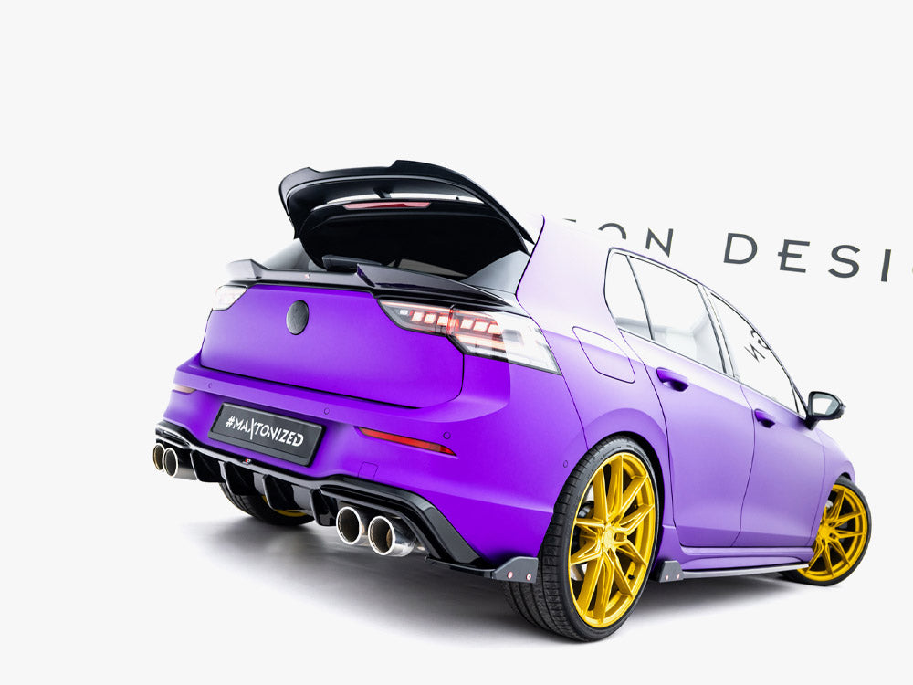 Rear Side Splitters V.6 + Flaps Volkswagen Golf R Mk8 Facelift