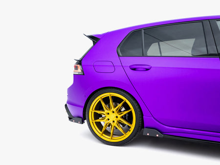 Maxton Design Rear Side Splitters V.6 + Flaps Volkswagen Golf R Mk8 Facelift - VW-GO-8-R-RSD6G+RSF1B - Image 7