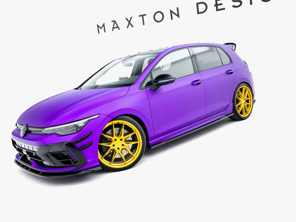 Maxton Design Side Skirts Diffusers V.1 Volkswagen Golf R Mk8 Facelift - VW-GO-8-R-SD1G - Image 2